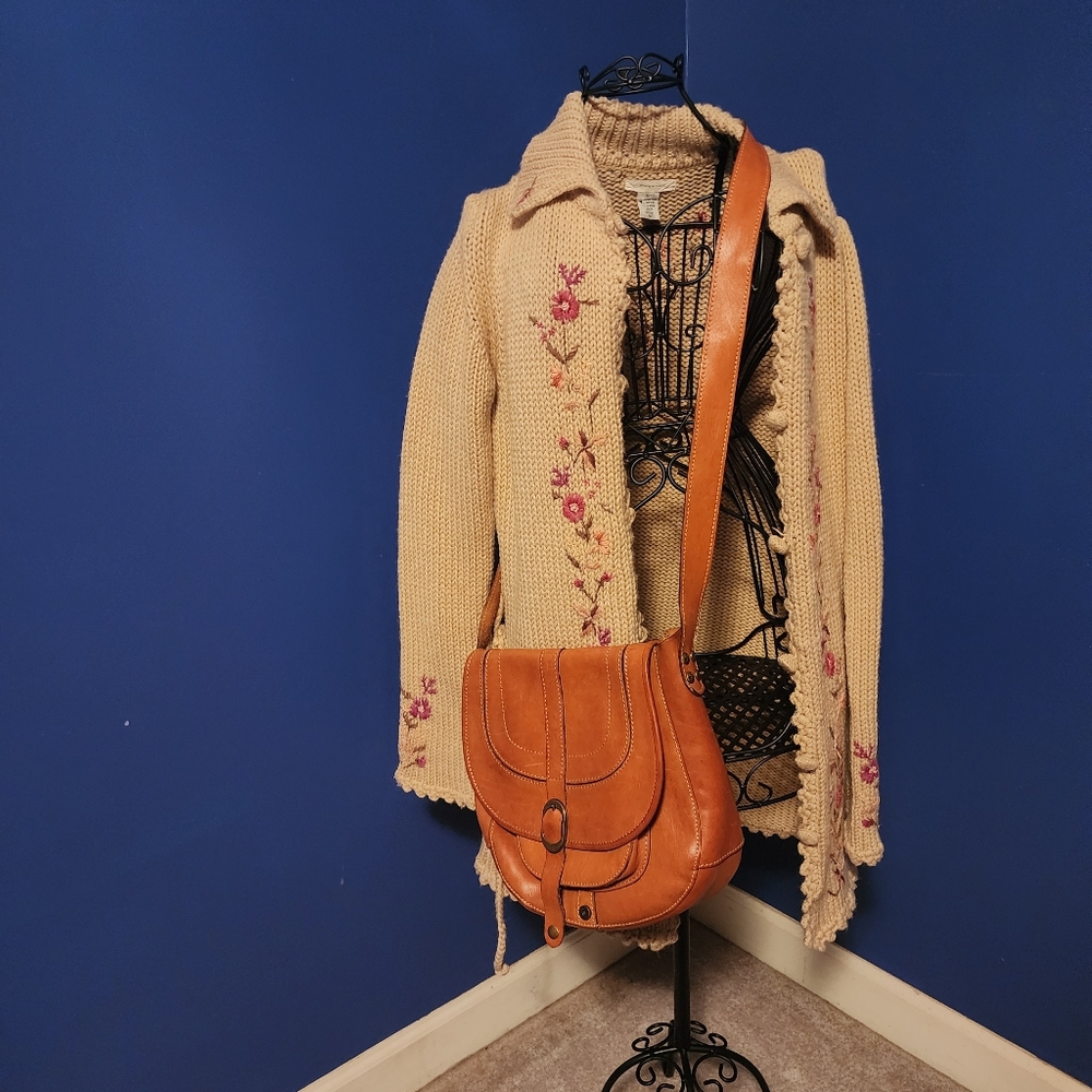 PATRICIA NASH Leather Saddle Bag - Barcellona